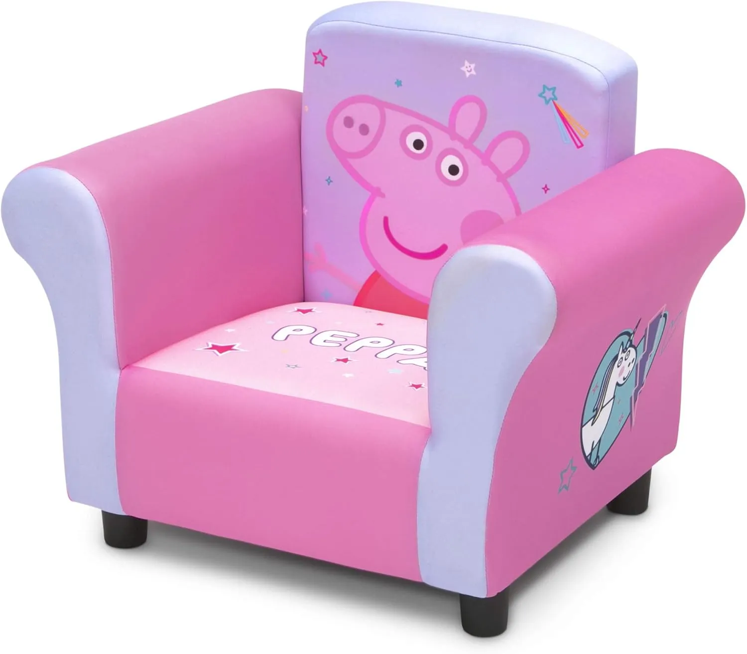 Delta Children Upholstered Chair, Peppa Pig
