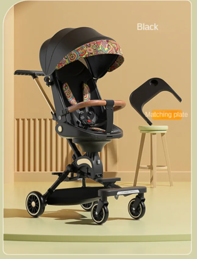 Designer Baby Stroller - Chair (4 Colours) Foldable