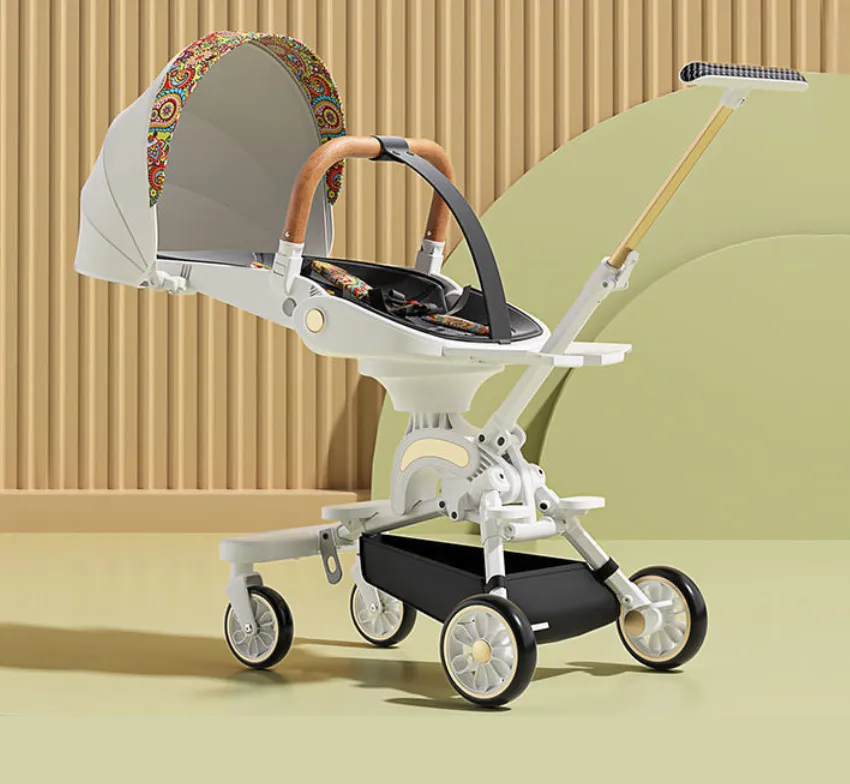 Designer Baby Stroller - Chair (4 Colours) Foldable