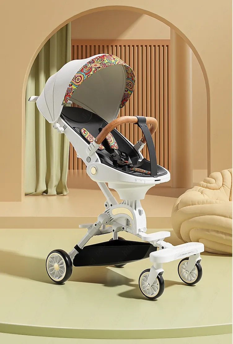 Designer Baby Stroller - Chair (4 Colours) Foldable