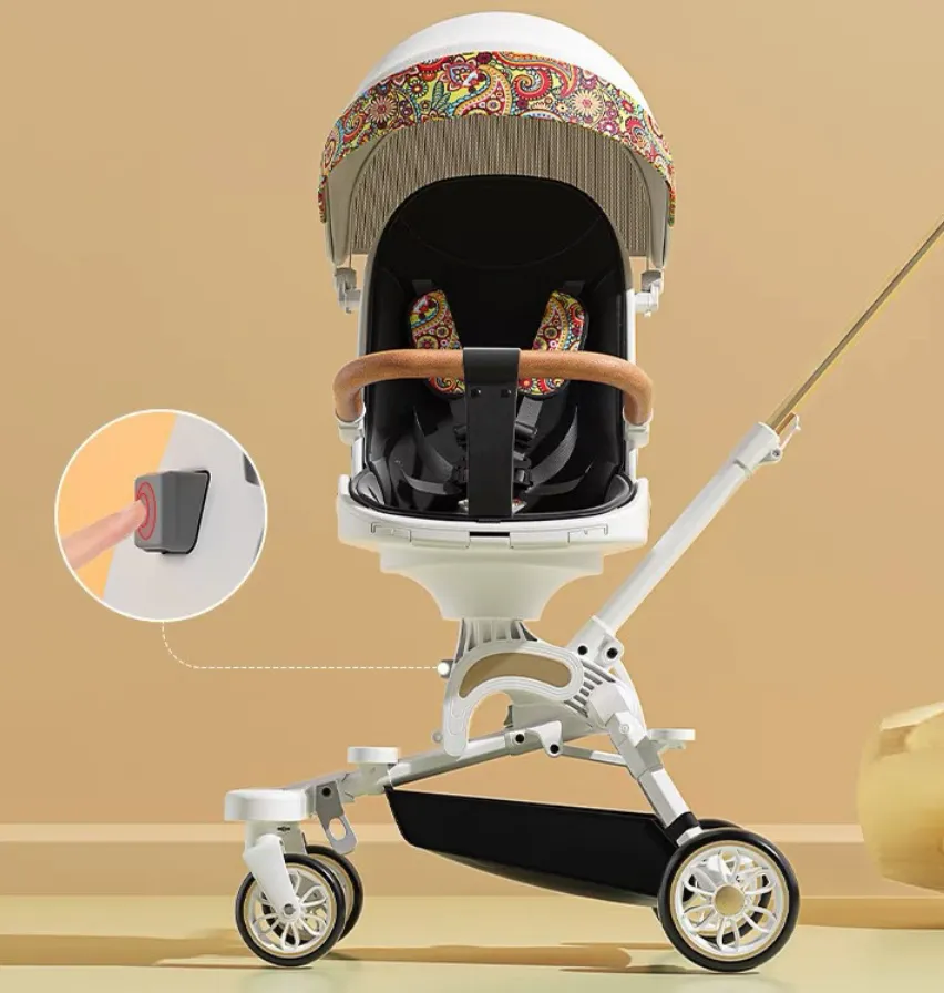 Designer Baby Stroller - Chair (4 Colours) Foldable
