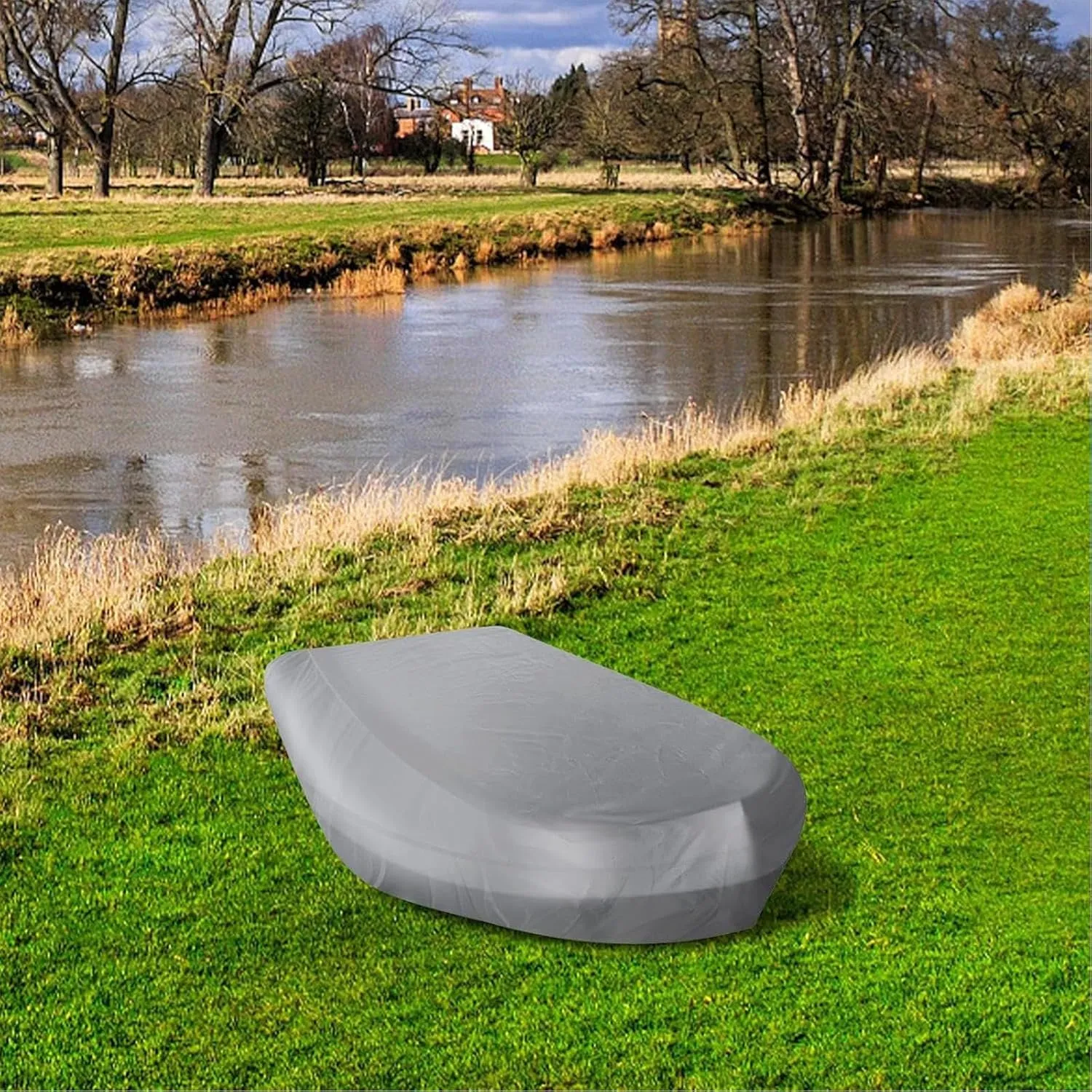 Dinghy Covers 7 Sizes Boat Tarp Waterproof Anti-UV Dinghy Cover for Inflatable Boat and Dinghy,330 * 165 * 46cm