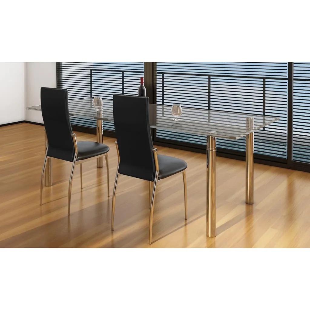Dining Chairs Accent Side Chair for Living Room Bedroom Faux Leather