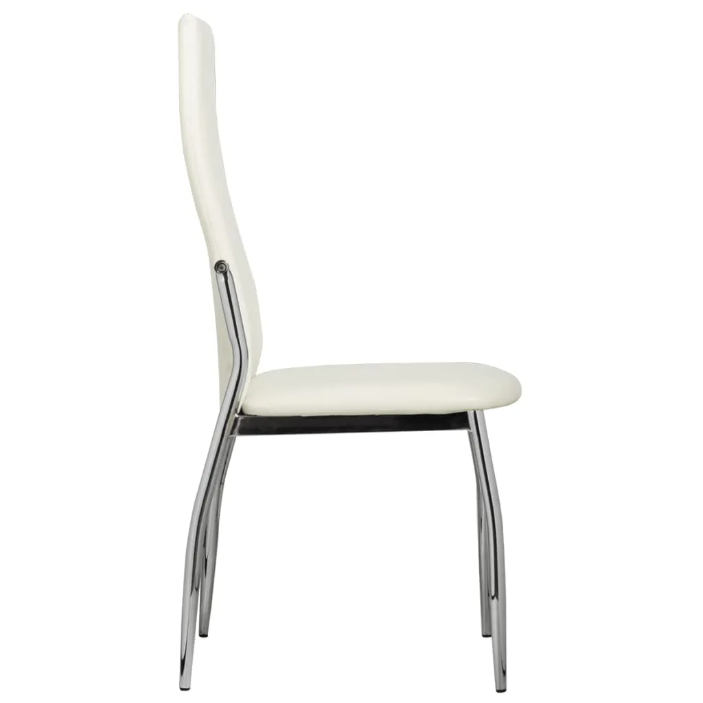 Dining Chairs Accent Side Chair for Living Room Bedroom Faux Leather