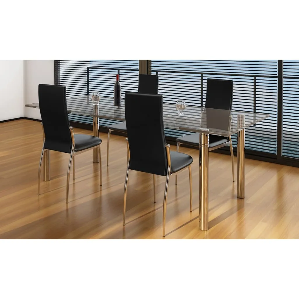 Dining Chairs Accent Side Chair for Living Room Bedroom Faux Leather