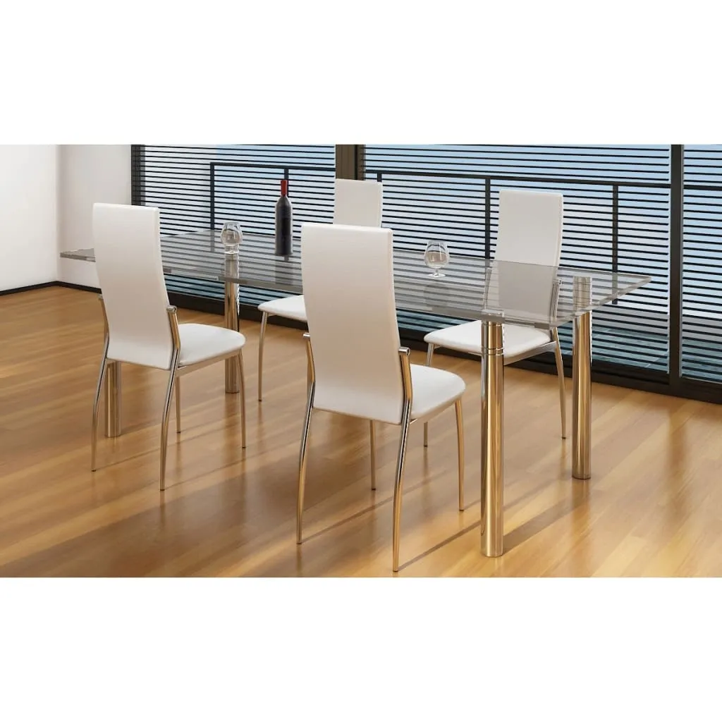 Dining Chairs Accent Side Chair for Living Room Bedroom Faux Leather