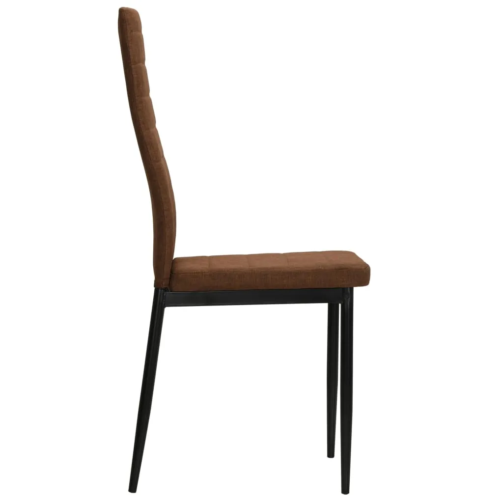 Dining Chairs High Back Kitchen Side Chair for Home Dining Room Fabric