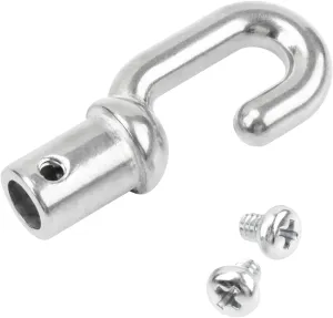 Drive Hook for Skylight, Metal Hook Adapter Replacement for Velux Skylight ZCT 300 6'-10' Manual Telescopic Rod Hook, Awning Crank Handle Pole Hook