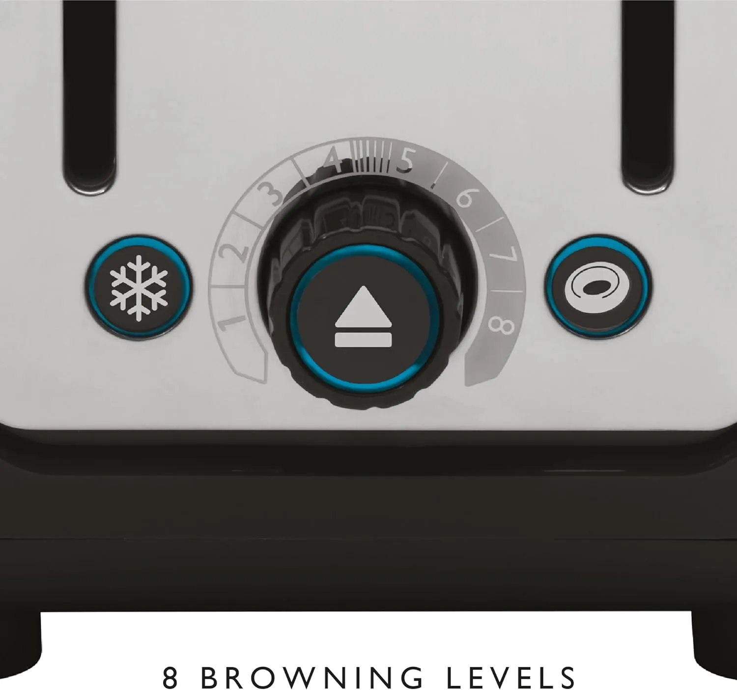 Dualit Design Series 2 Slice Toaster | Polished Stainless Steel with Black Trim | Extra-Wide Slots – Peek and Pop Function – Patented Perfect Toast Technology – Matching Kettle Available