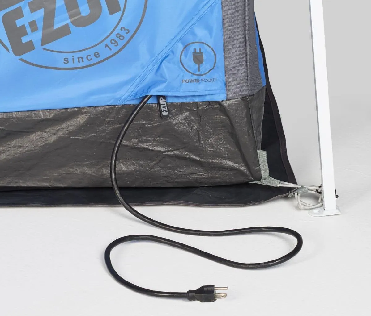 E-Z UP Camping Cube 6.4, Converts 10' Straight Leg Canopy into Camping Tent, Punch