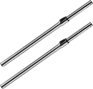 Eagles 1-1/4" Vacuum Extension Wands, 32mm Universal Stainless Steel Telescopic Hose Metal Vacuum Wands Hose Vacuum Cleaner Accessories Length 39" (2Pack)