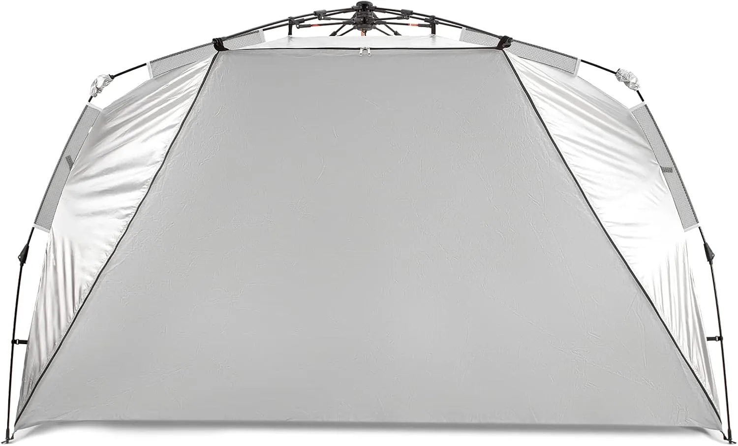 Easthills Outdoors Instant Shader Silver Shelter XL Beach Tent 99" Wide for 4-6 Person UPF 50  Sun Shelter - Heat Reflective and Light Blocking