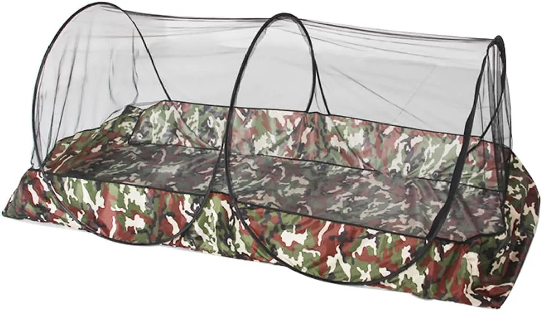 ele ELEOPTION Portable Camping Tent for Camping Hiking Backpacking Hunting Travel Outdoor XL Size Foldable Pop-Up Mosquito Sleeping Net Mesh Protection