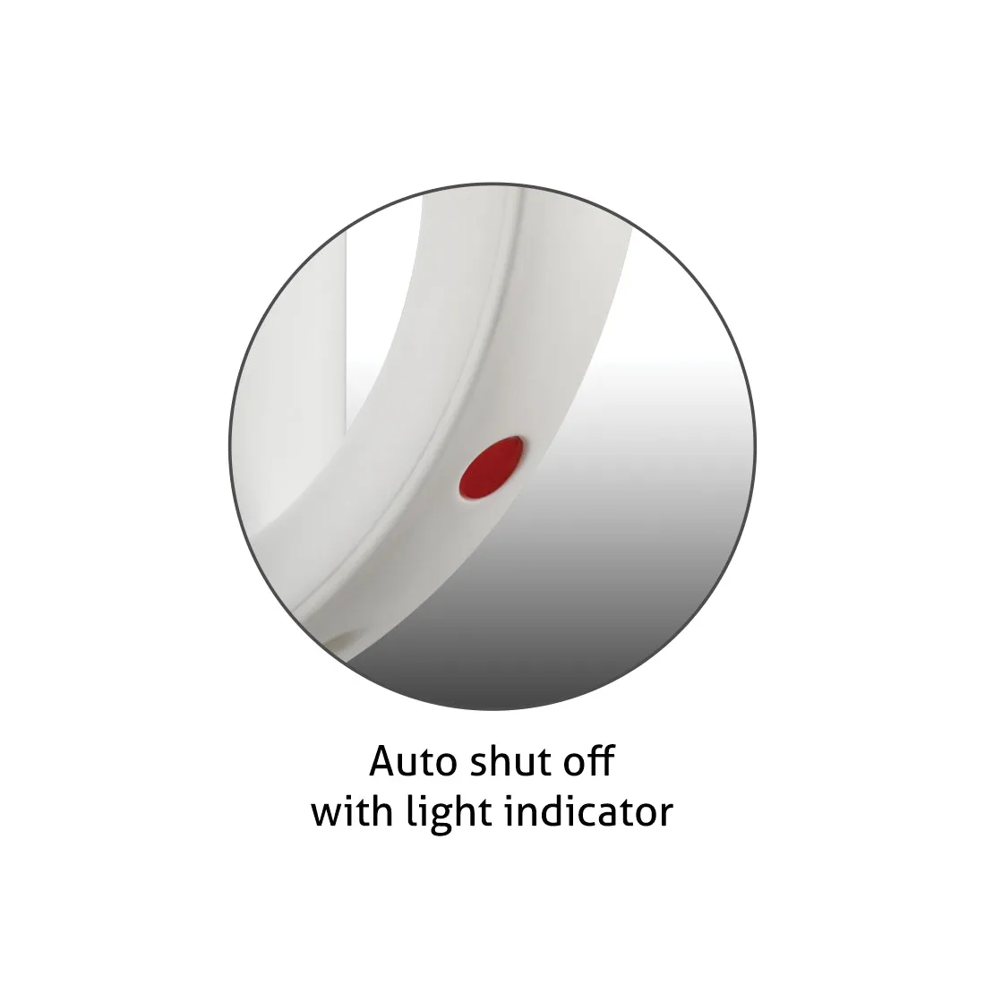 Electric Kettle 0.8 Litre Plastic Clad Stainless Steel, 360° Rotation Base, Auto Shutoff, 800 W - White/Red/Black (9004)