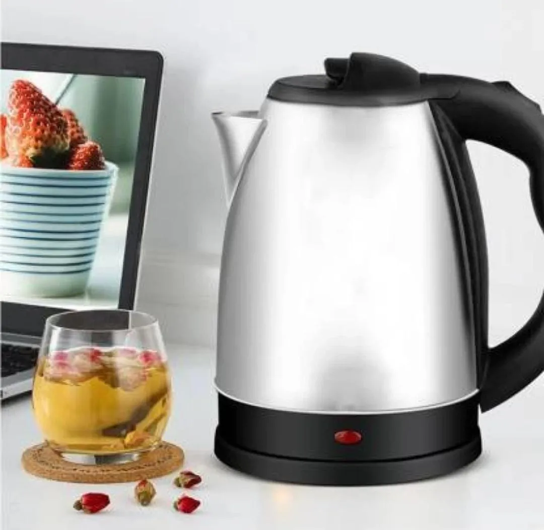 Electric Kettle - 2L 1500W  Stainless Steel with Advanced Automatic Switch for Boiling and Safety quick boiler kettle for tea