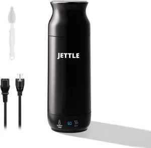 Electric Kettle - Travel Portable Heater for Coffee Tea Milk Soup - Stainless Steel Travel Water Boiler tea pot with Temperature Control - LED - Automatic Power Off - 450ml - Kitchen Appliance