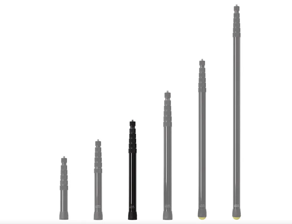 Elegant Data-driven VDB boom S-QT, pole small