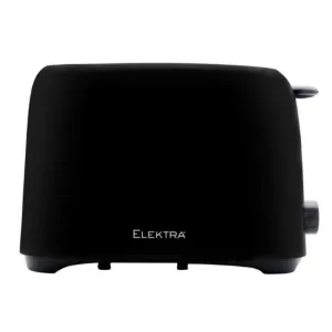 ELEKTRA - BASIC 700W 2 SLICE TOASTER BLACK SEL-ETP03B