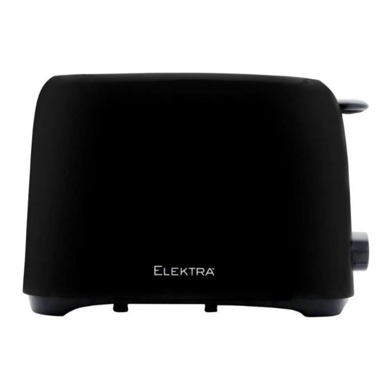 ELEKTRA - BASIC 700W 2 SLICE TOASTER BLACK SEL-ETP03B
