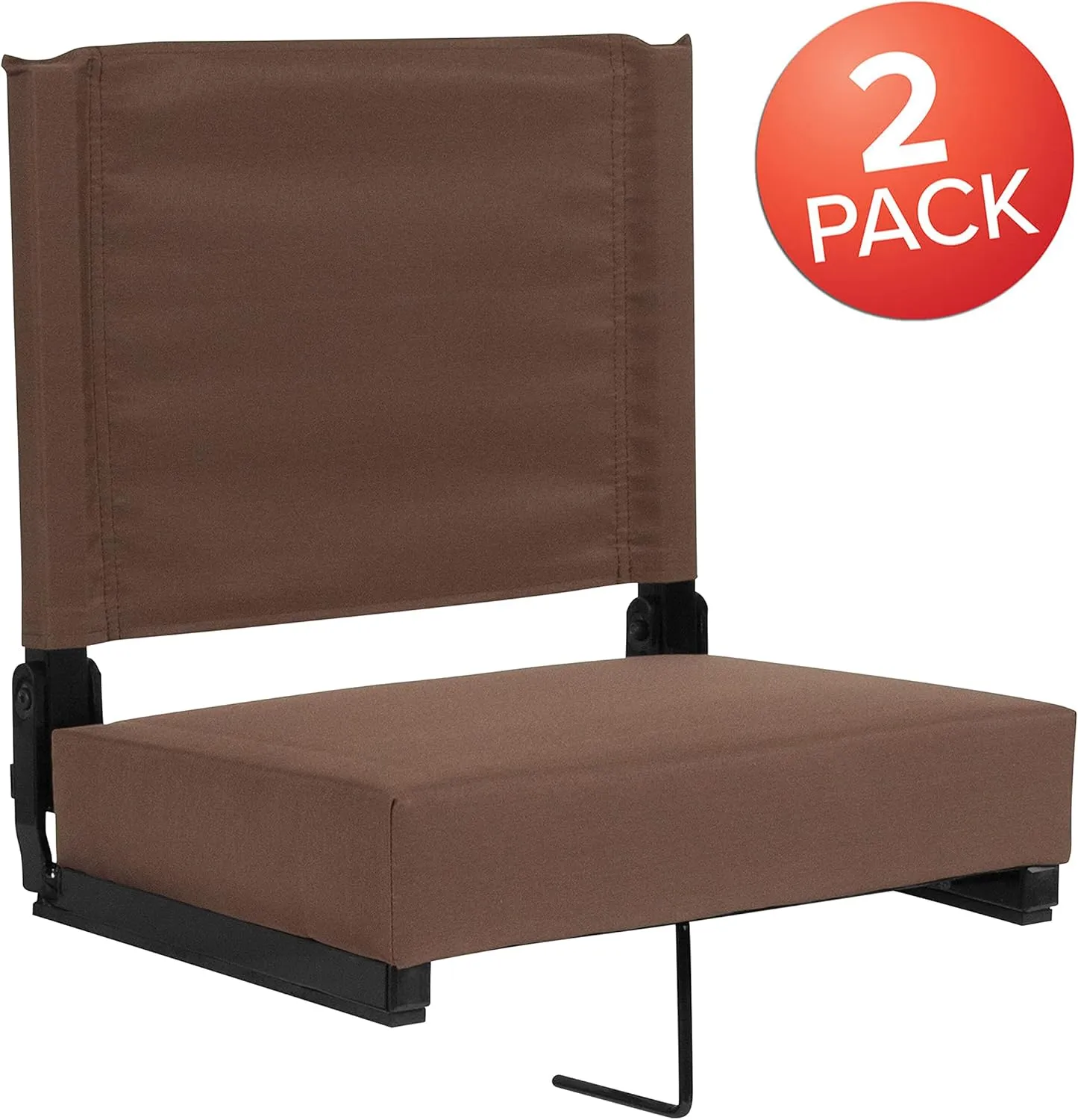 EMMA   OLIVER Lightweight Stadium Chair with Ultra-Padded Seat, 500 lb. Rated