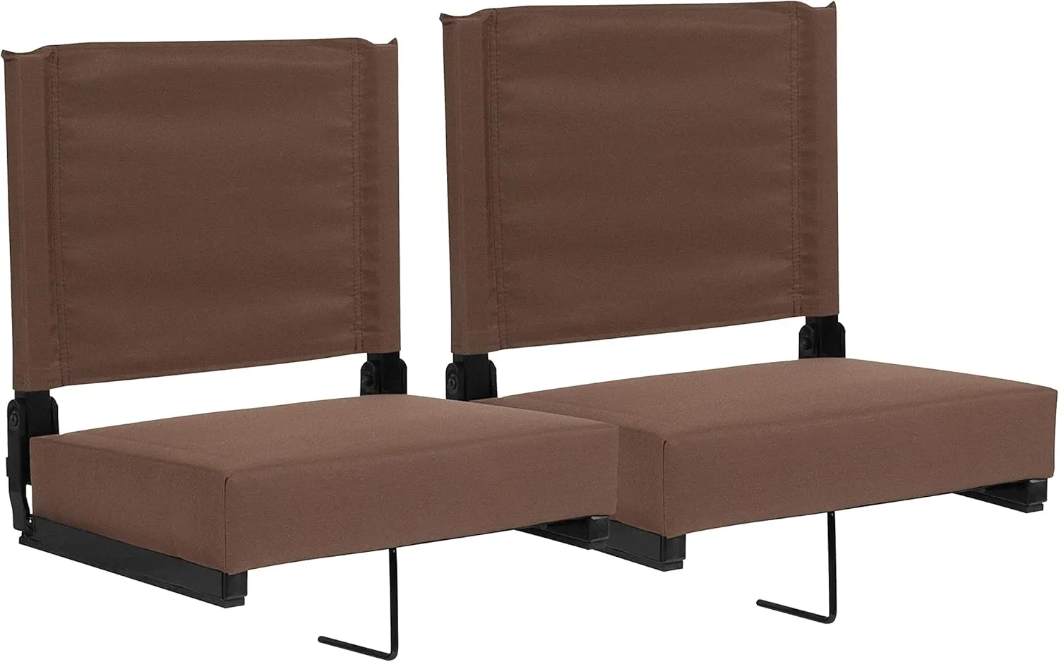 EMMA   OLIVER Lightweight Stadium Chair with Ultra-Padded Seat, 500 lb. Rated
