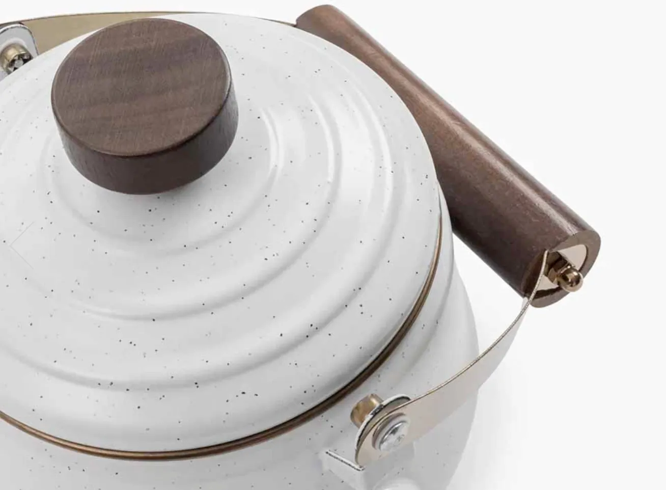 Enamel Teapot | Eggshell