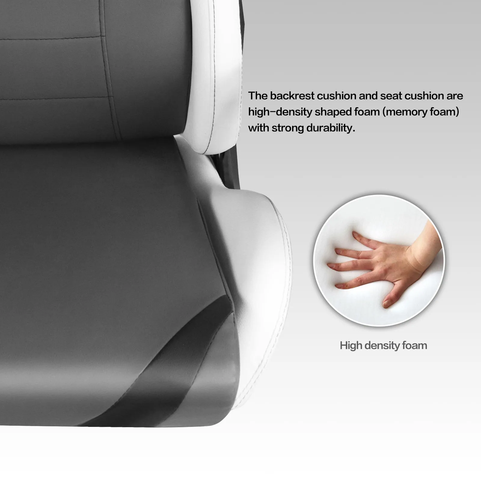 Ergonomic Gaming Chairs for Adults with High-Density Memory Foam | Swivel Comfortable Office Chair, Big and Tall Video Game Chair, High Back Computer Chair for Home, Office