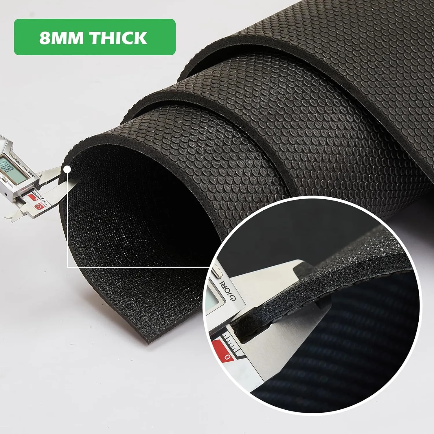 Extra Thick Large Gsmmatwin Exercise Mat 9'x6'/7'x5'/6'x4' (8mm) For Home Gym, Non-Slip Pro Workout Mat, Ideal for Yoga, Plyo, Weights, MMA, Jump Rope, Cardio, Fitness, Shoe Friendly