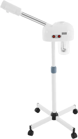 Face Steamer Facial Skin Care Machine, 800W 110V 2 in 1 Face Machine, Portable Professional Spa Salon Sauna Beauty Equipment for Facial Deep Cleaning Skin Care Equipment, White