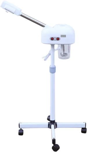 Facial Steamer On Wheels 360° Rotatable Hot Ozone Face Steamer for Facial Deep Cleaning Skin Care Tools Mist Sprayer Facial Vaporizer Esthetician Supplies Professional Beauty Salon or Home Use