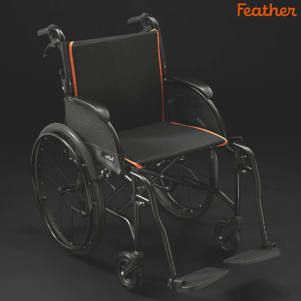 Feather Chair 13.5 lbs Ultra Light Featherweight Wheelchair by Feather