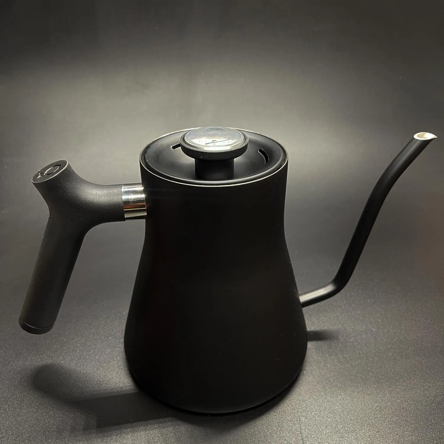 Fellow Matte Black Stovetop Gooseneck Pour-Over Kettle;Built-In Thermometer