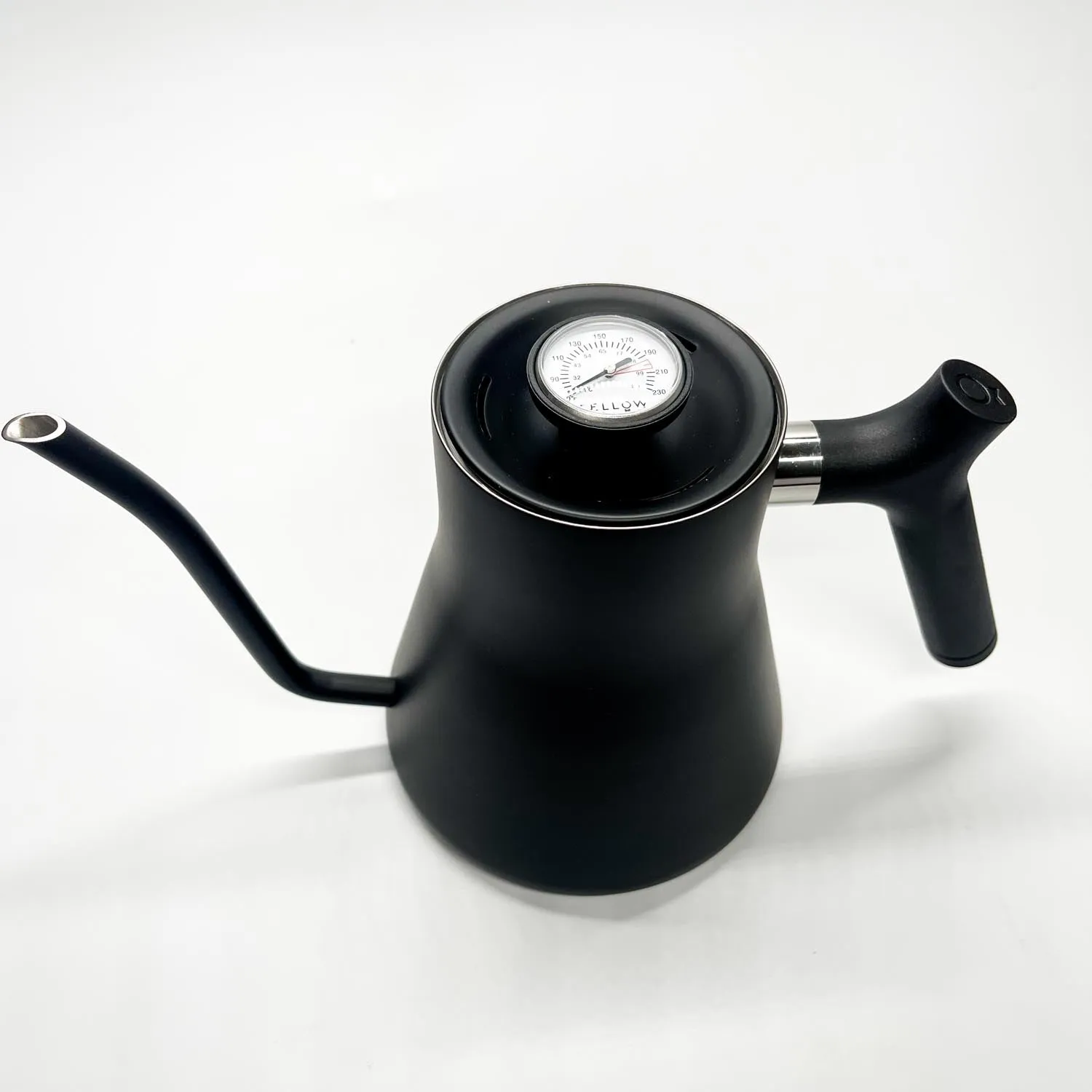 Fellow Matte Black Stovetop Gooseneck Pour-Over Kettle;Built-In Thermometer