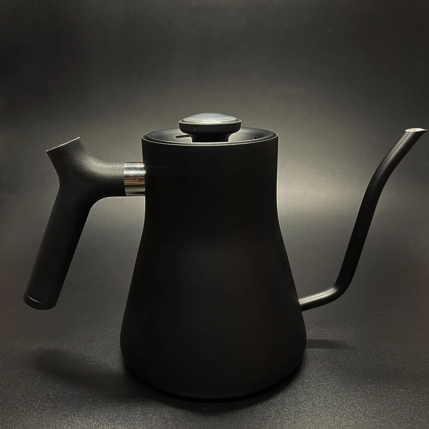 Fellow Matte Black Stovetop Gooseneck Pour-Over Kettle;Built-In Thermometer