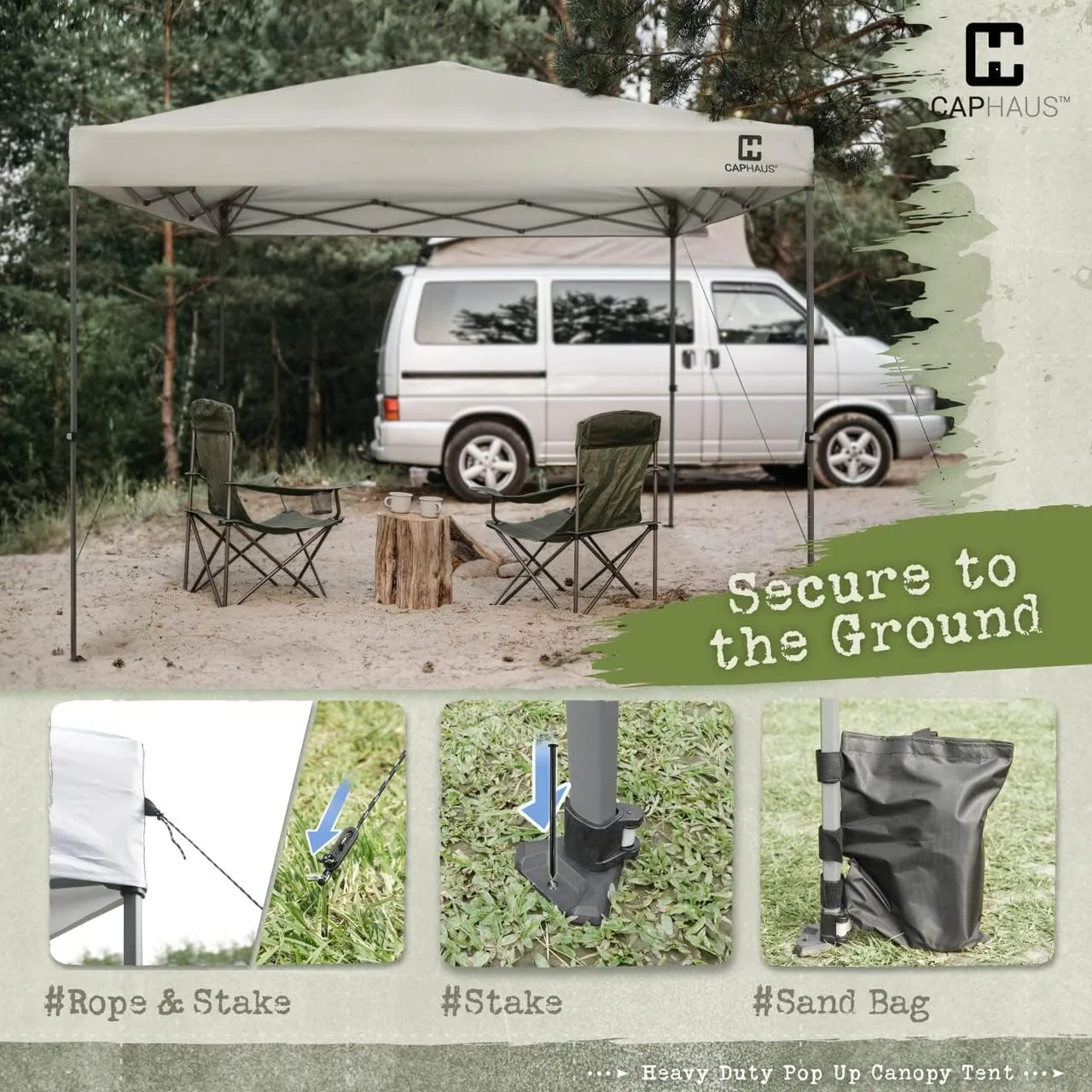 Fencer Wire 12ft x 12ft Pop Up Canopy Tent, Heavy-Duty Commercial Grade with Patented One-Push Central Locking, Portable and Instant Folding Shelter with Wheeled Carry Bag and Weight Bags, Blue