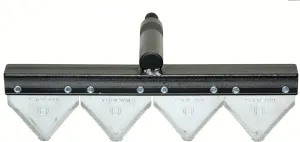 Fire Rake Head with Sheath (Telescopic Handle not included)