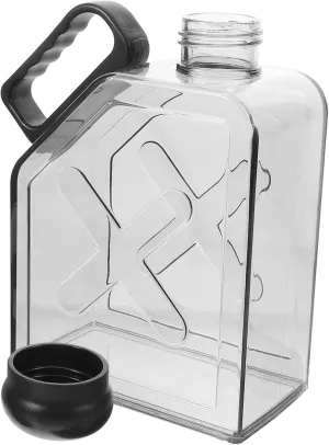 Flat Water Kettle Portable Fitness Drinking Bottle Multi-functional Water Bottle for Travel School Outdoor Activities Leak Design Compact Convenient Storage