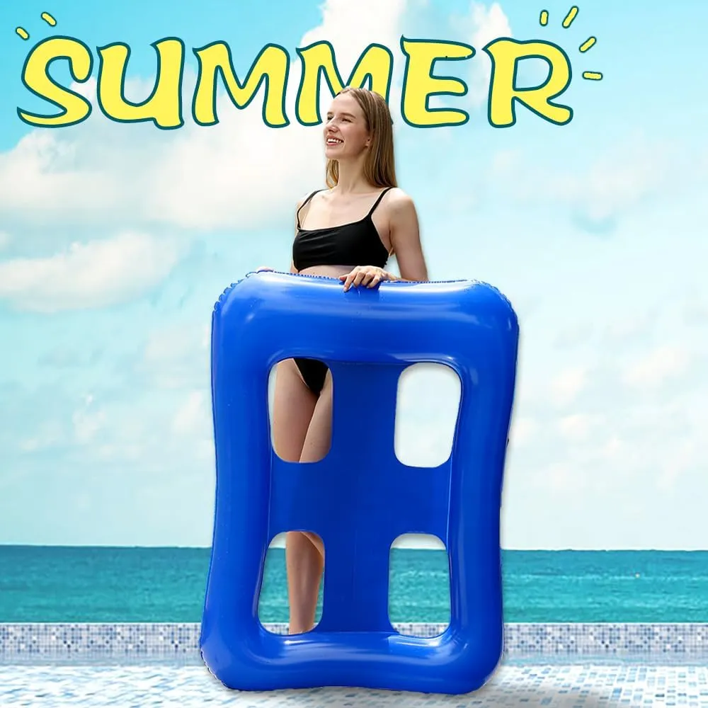 Floating Water Floating Field Style Style Pure Color Children and Adults Rest Sunlight Bath Pneumatic seat Lounge Chair Water Party Toys