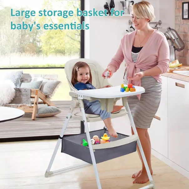Foldable Baby Feeding High Chair