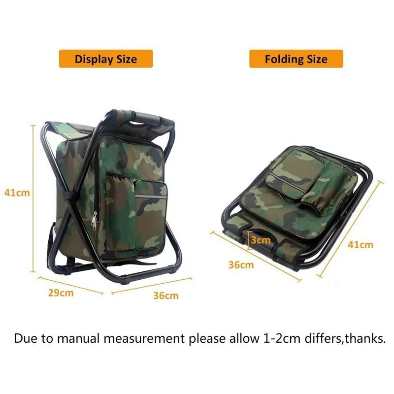 Foldable Camping Stool Backpack