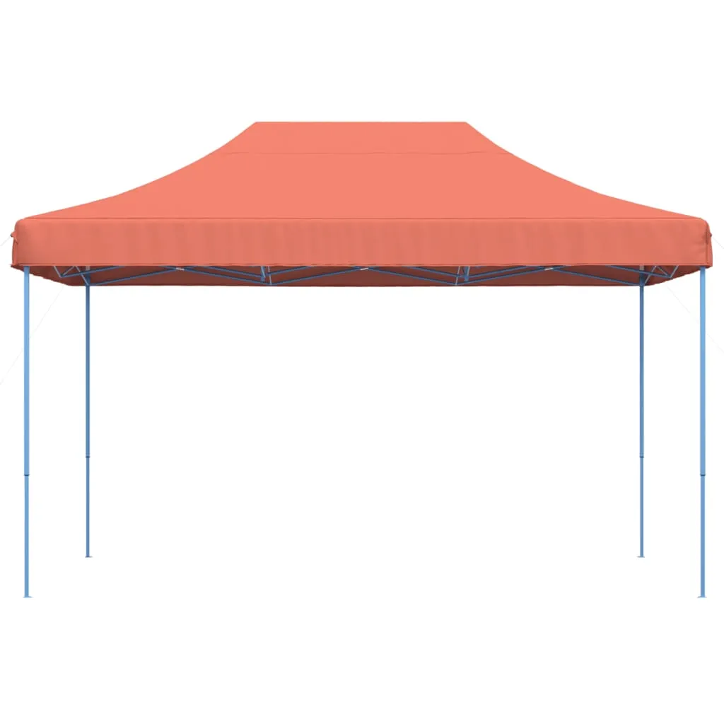 Foldable Party Tent Pop-Up Terracotta 440x292x315 cm
