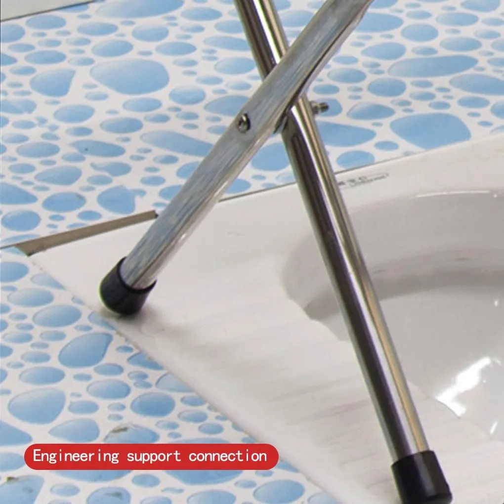 Foldable Potty Chair - Bathroom Support Aid for Seniors