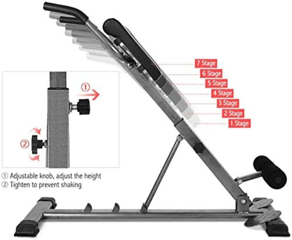 Foldable Roman Chair Back Hyperextension Machine