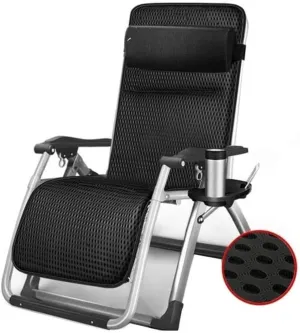 Folding Chair Recliner Folding Lunch Break Nap Bed Balcony Home Leisure Chair Beach Portable Chair Lazy Couch Chair Recliner