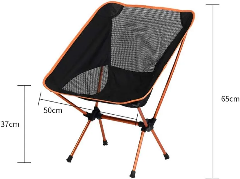 Folding Chairs Outdoor Ultra Light Portable Chair Backrest Leisure Chair Outdoor Camping Chair Fishing Chair Aluminum Alloy Suitable for Adults, Beaches, Travel, Backpacks and Camping