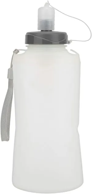 Folding Silicone Outdoor Portable Water Bottle 750ml Soft Kettle For Running