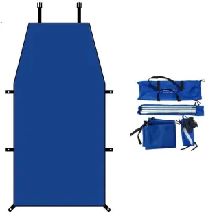 for Lancia Kappa/Prisma/Thema/Voyager/Y10/Fulvia Camping Tarpaulin Car Awning Waterproof Hammock Rainproof Sunshade Rainproof Awning Outdoor,C Blue-M
