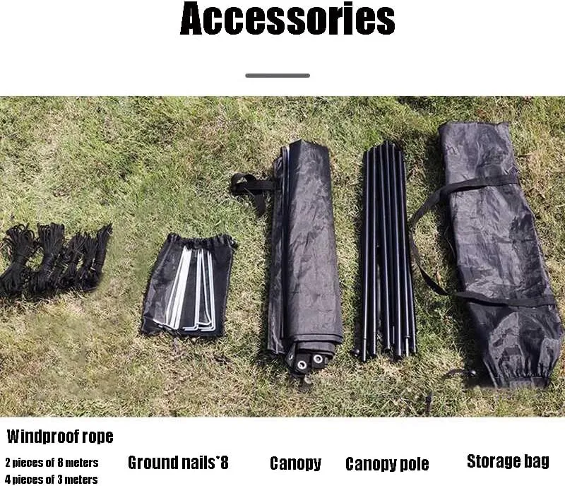 for Ligier JS50/JS60/Myli/Pulse 4/Be Sun/Be Two/OptiMax/X-Pro/X-Too Camping Tarpaulin Car Awning Waterproof Hammock Rainproof Sunshade Rainproof Awning Outdoor,B Grey-L