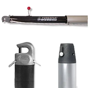 Forespar Carbon/Aluminum Complete Whisker Pole LC 15-27 (for 55 ft. Boat Max.) UTS/UTR Ends