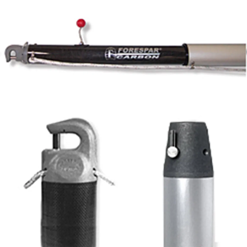 Forespar Carbon/Aluminum Complete Whisker Pole LC 15-27 (for 55 ft. Boat Max.) UTS/UTR Ends
